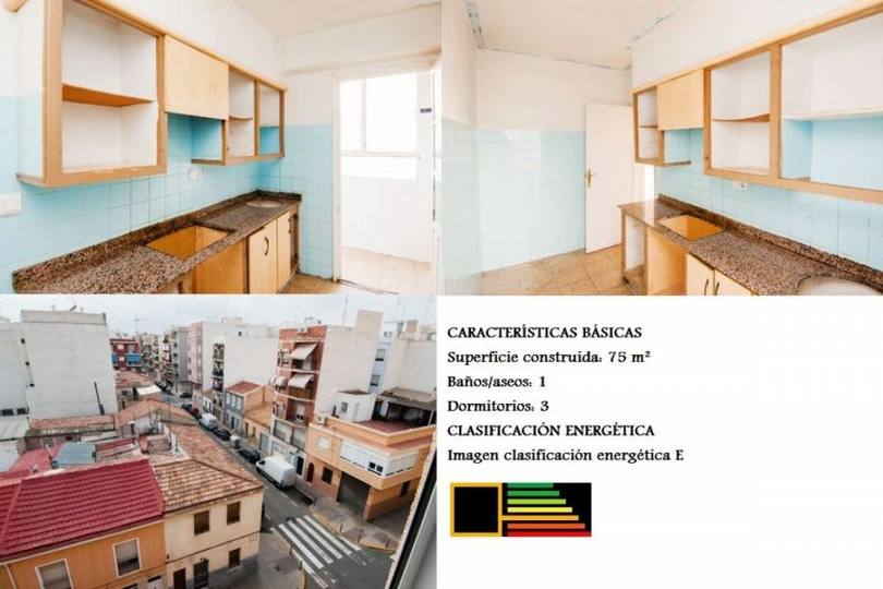 Elche,Alicante,España,3 Bedrooms Bedrooms,1 BañoBathrooms,Pisos,11889