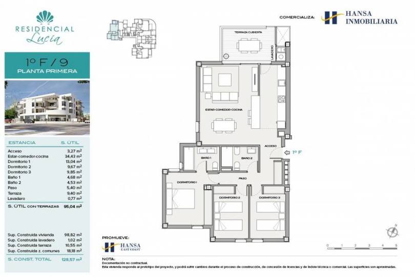 San Juan playa,Alicante,España,3 Bedrooms Bedrooms,2 BathroomsBathrooms,Pisos,12205