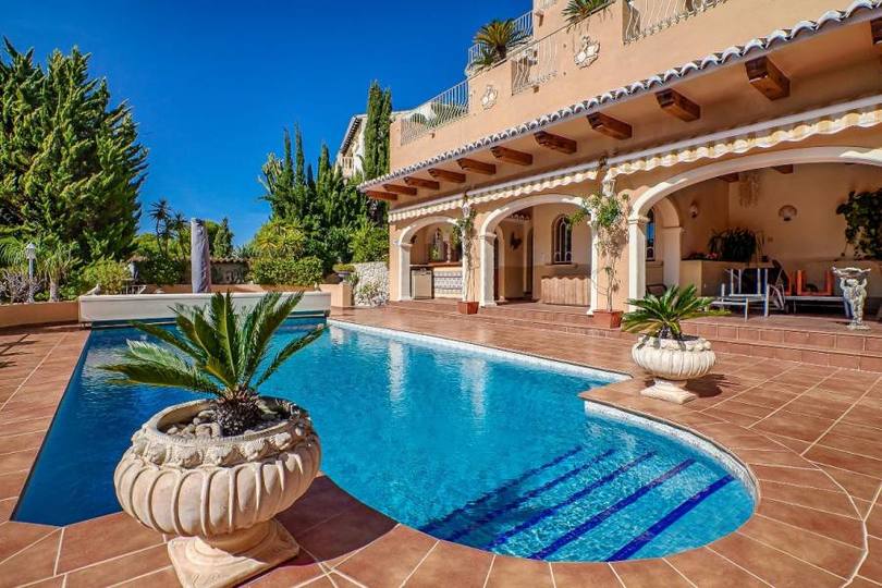 Moraira,Alicante,España,5 Bedrooms Bedrooms,4 BathroomsBathrooms,Chalets,18085