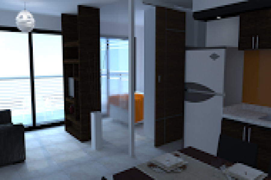 Rosario,Santa Fe,1 Dormitorio Habitaciones,1 BañoBaños,Departamentos,San Luis,3,1155