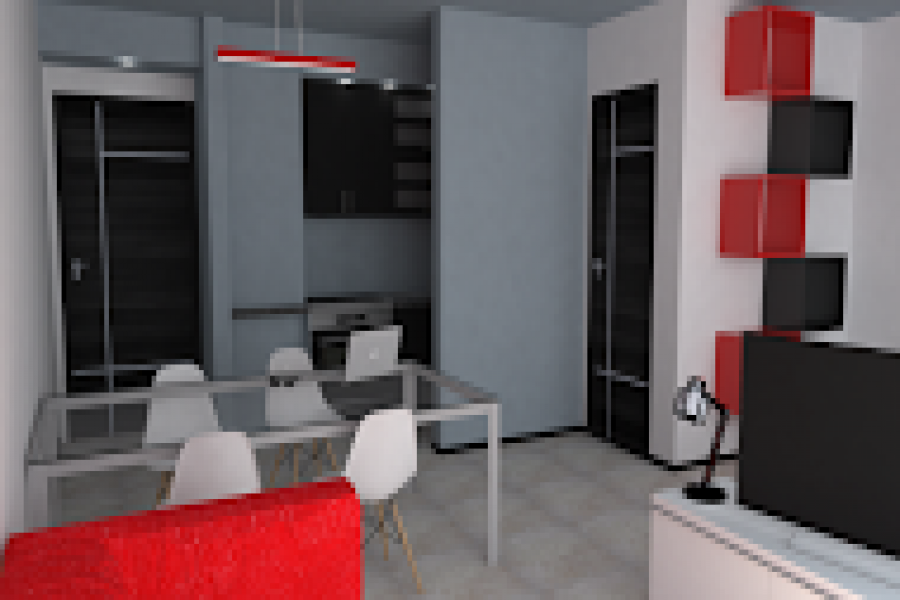 Rosario,Santa Fe,1 Dormitorio Habitaciones,1 BañoBaños,Departamentos,San Luis,3,1155