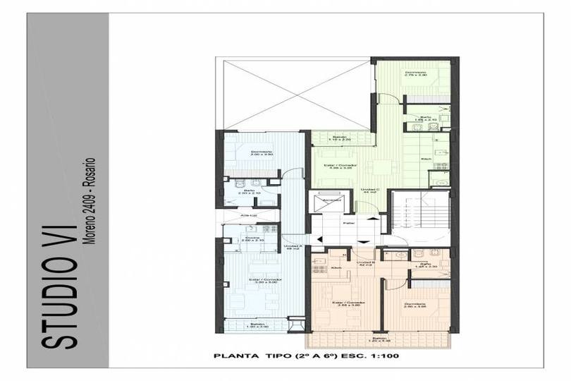 Rosario,Santa Fe,1 Dormitorio Habitaciones,1 BañoBaños,Departamentos,Moreno ,5,1167