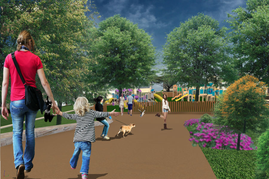 Contara con un area para niños así como un área Petfriendly