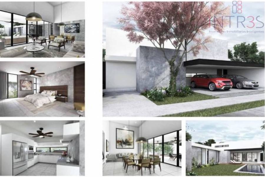 Mérida,Yucatán,México,3 Habitaciones Habitaciones,4 BañosBaños,Casas,2983