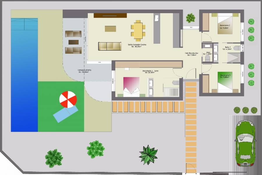 Benijófar,Alicante,España,3 Bedrooms Bedrooms,2 BathroomsBathrooms,Casas,22359