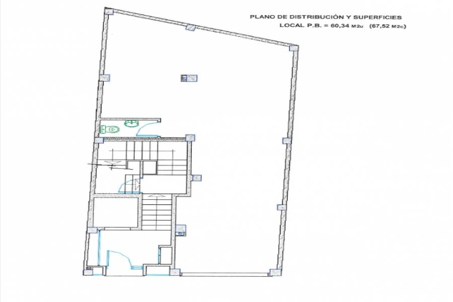 Elche,Alicante,España,2 Bedrooms Bedrooms,1 BañoBathrooms,Edificio,24790