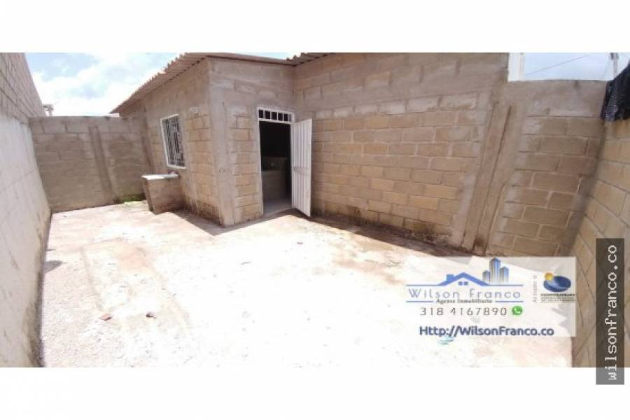 Turbaco,Bolivar,Colombia,2 Bedrooms Bedrooms,1 BañoBathrooms,Casas,3354