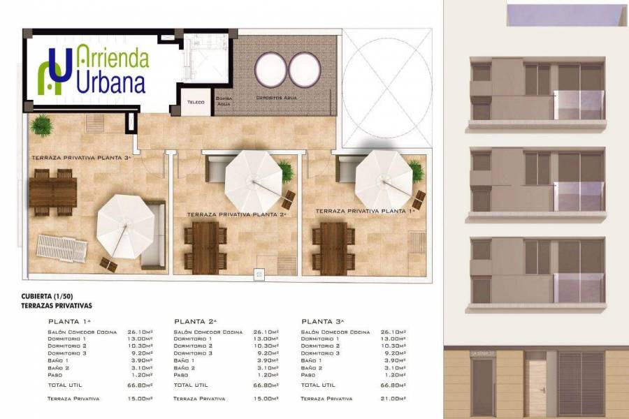 Elche,Alicante,España,3 Bedrooms Bedrooms,2 BathroomsBathrooms,Apartamentos,26572