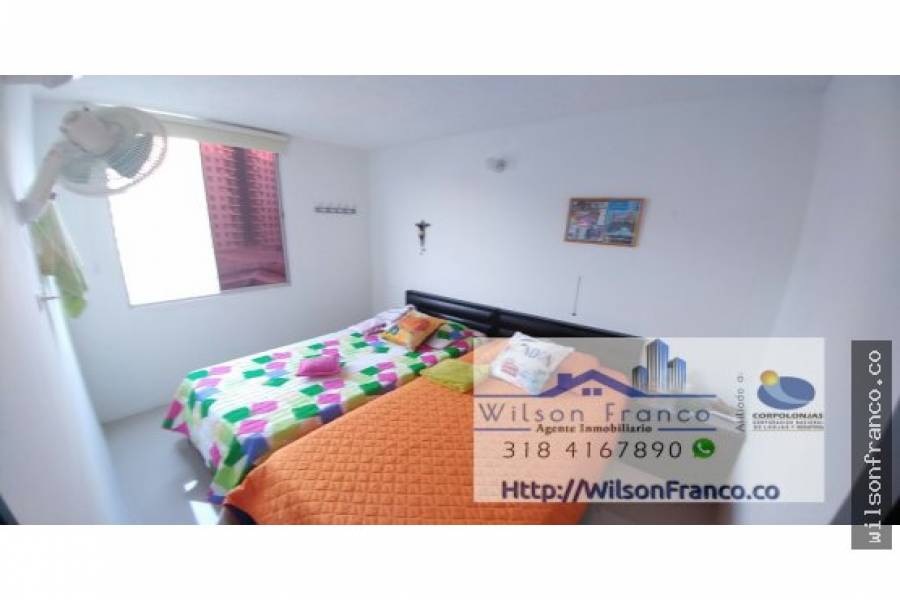 Cartagena de Indias,Bolivar,Colombia,2 Bedrooms Bedrooms,1 BañoBathrooms,Apartamentos,3411