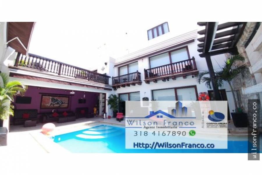 Cartagena de Indias,Bolivar,Colombia,6 Bedrooms Bedrooms,8 BathroomsBathrooms,Hoteles,3428