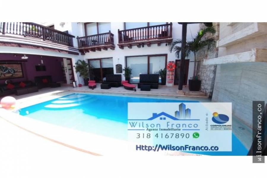 Cartagena de Indias,Bolivar,Colombia,6 Bedrooms Bedrooms,8 BathroomsBathrooms,Hoteles,3428