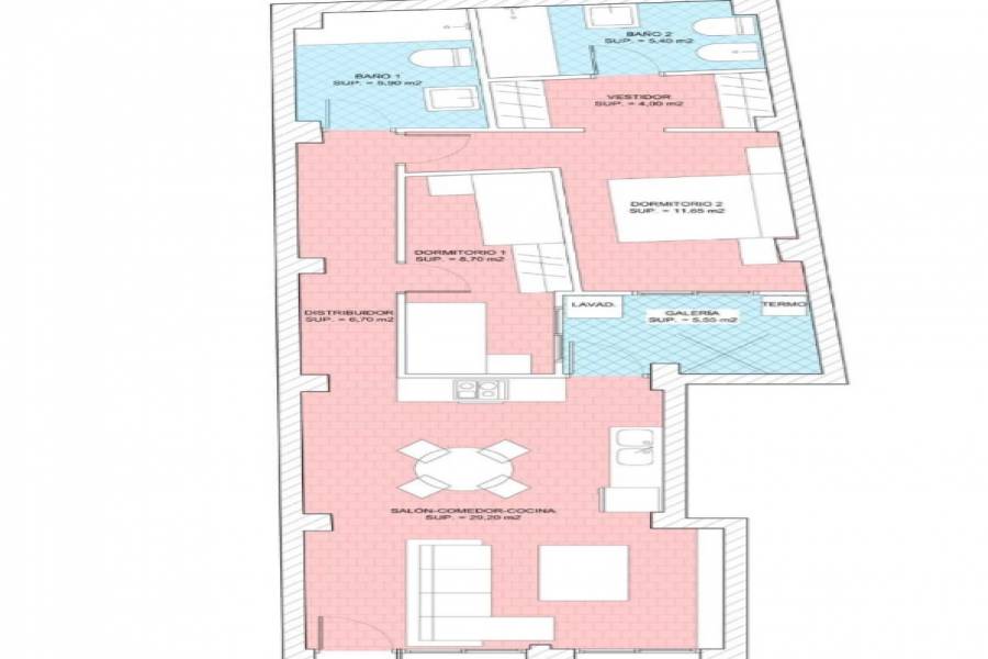 Elche,Alicante,España,2 Bedrooms Bedrooms,2 BathroomsBathrooms,Planta baja,34214