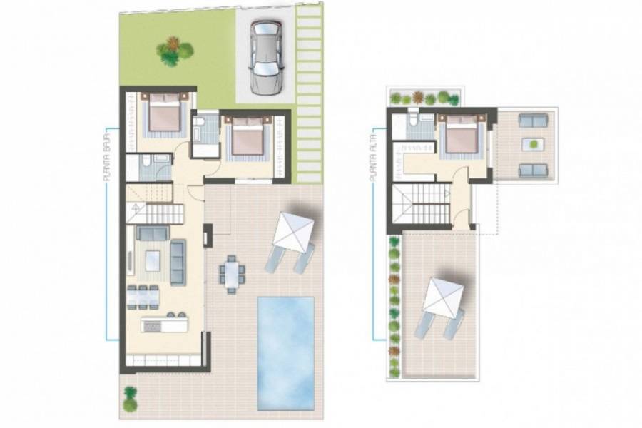 Los Montesinos,Alicante,España,3 Bedrooms Bedrooms,3 BathroomsBathrooms,Chalets,34795