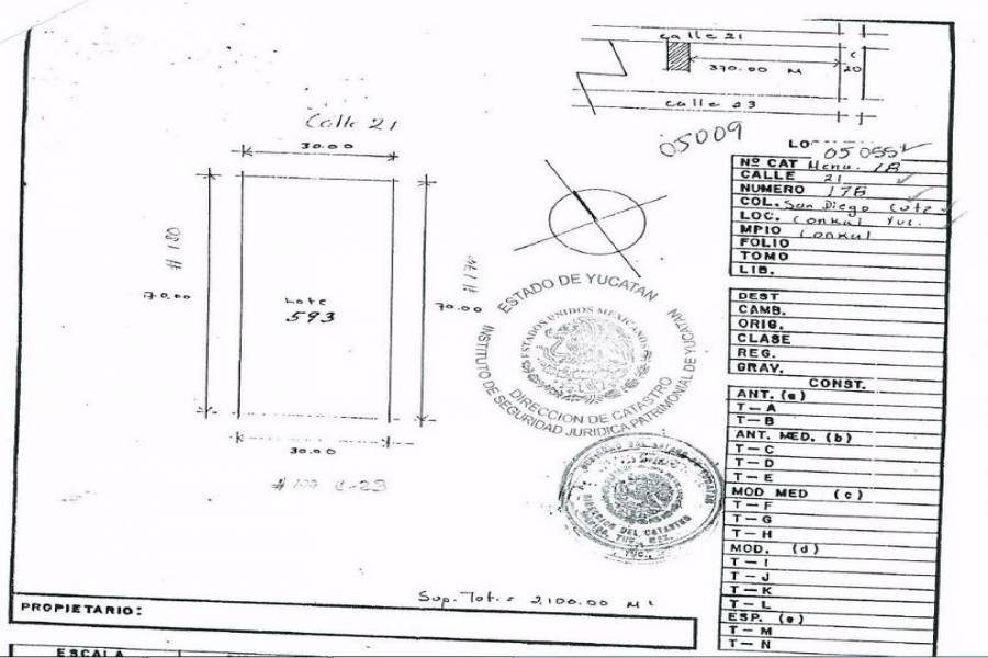 Mérida,Yucatán,Mexico,Lotes-Terrenos,3998