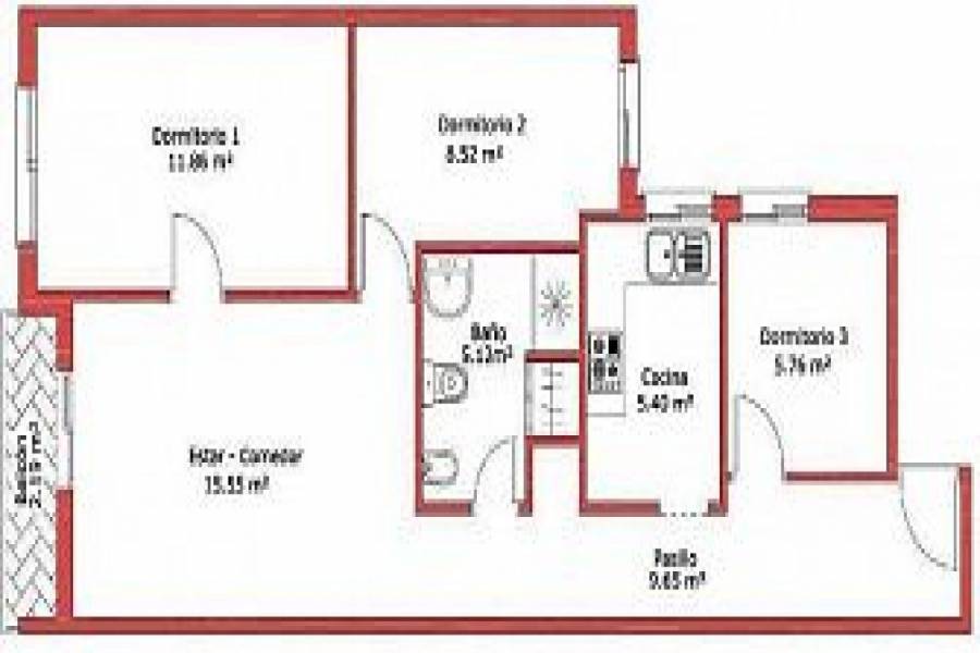 Valencia,Valencia,España,3 Bedrooms Bedrooms,1 BañoBathrooms,Apartamentos,4365