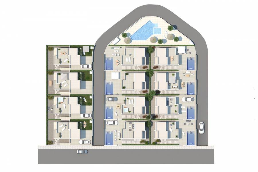Ciudad Quesada,Alicante,España,3 Bedrooms Bedrooms,2 BathroomsBathrooms,Chalets,39869