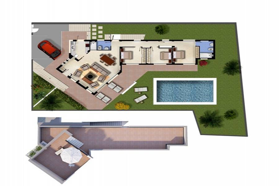 Rojales,Alicante,España,3 Bedrooms Bedrooms,2 BathroomsBathrooms,Chalets,39975