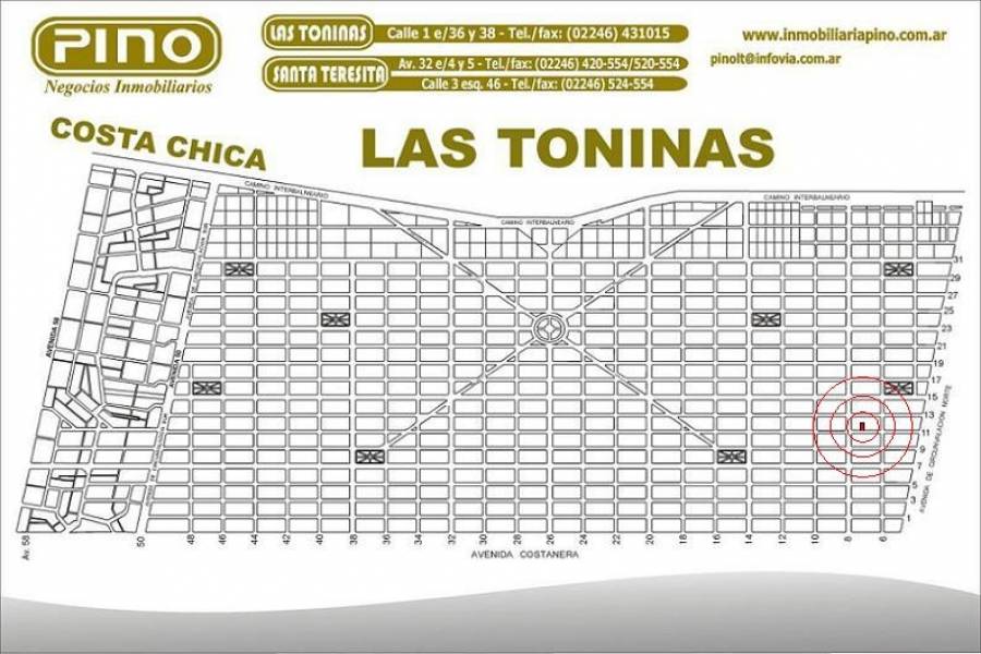 Las Toninas, Buenos Aires, Argentina, ,Lotes-Terrenos,Venta,11,40880