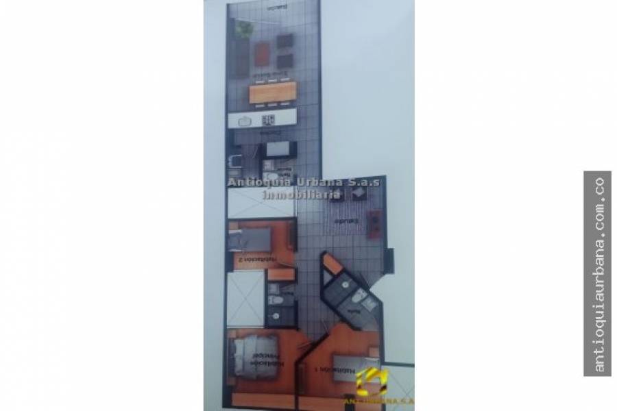Envigado, Antioquia, Colombia, 3 Bedrooms Bedrooms, ,3 BathroomsBathrooms,Apartamentos,Venta,CARRERA 34,41007