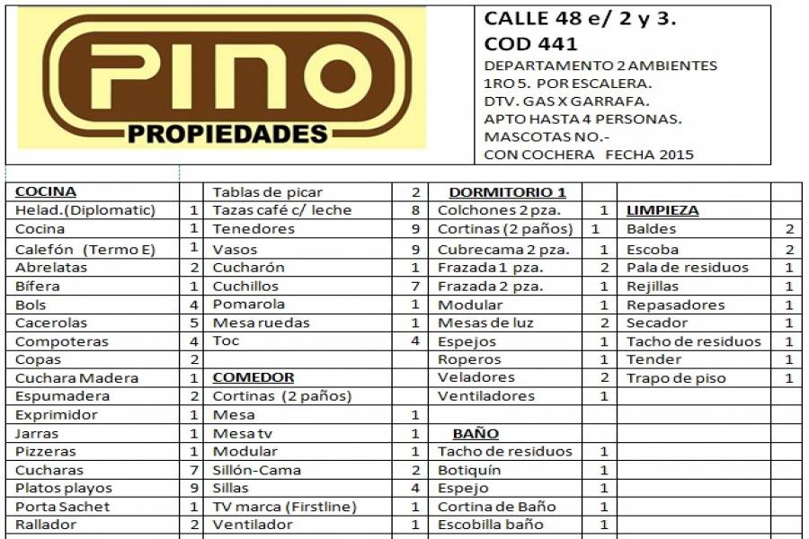 Santa Teresita, Buenos Aires, Argentina, 1 Dormitorio Bedrooms, ,1 BañoBathrooms,Apartamentos,Temporario,48 ,1,41145