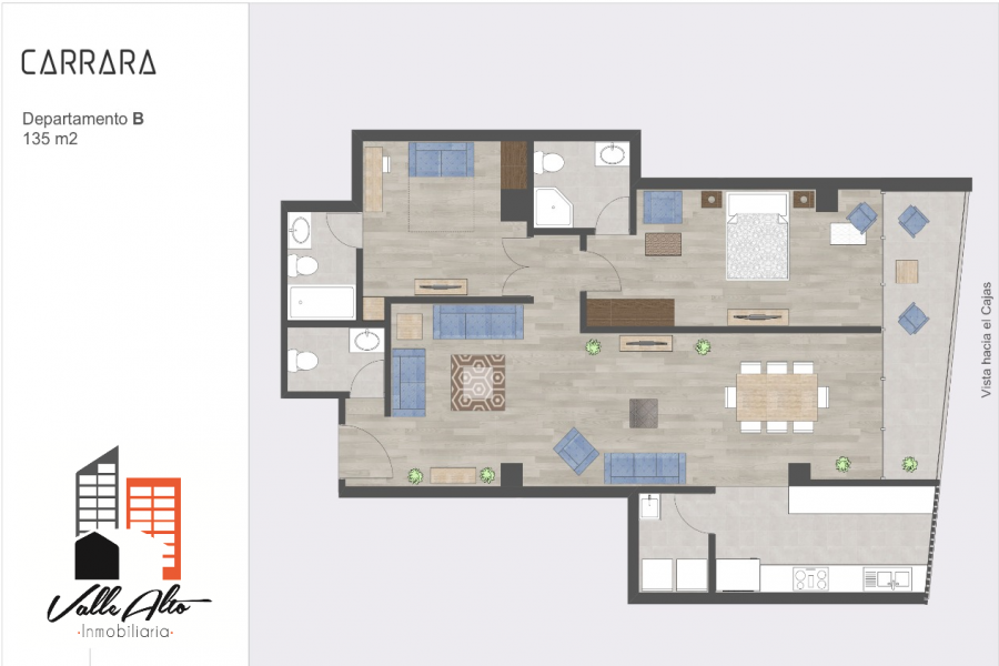 Cuenca, AZUAY, Ecuador, 2 Habitaciones Habitaciones, ,2 BathroomsBathrooms,Apartamentos,Venta,EDIFICIO CARRARA,Ave. Juan Iñiguez,2,42505