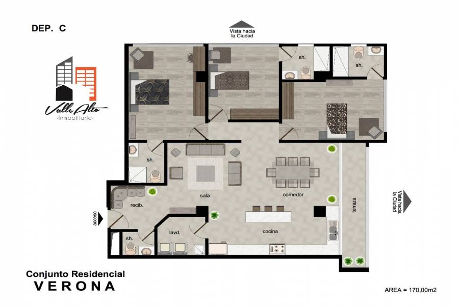Cuenca, AZUAY, Ecuador, 2 Habitaciones Habitaciones, ,2 BathroomsBathrooms,Apartamentos,Venta,Edificio Verona,Ave. Gral. Escandon,2,42507