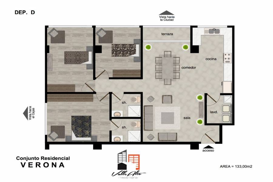 Cuenca, AZUAY, Ecuador, 2 Habitaciones Habitaciones, ,2 BathroomsBathrooms,Apartamentos,Venta,Edificio Verona,Ave. Gral. Escandon,2,42507