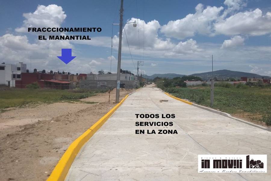 san pablo etla, Oaxaca, Mexico, ,Lotes-Terrenos,Venta,REVOLUCION 5, FRACC MANANTIAL, HACIENDA BLANCA, SA,42573