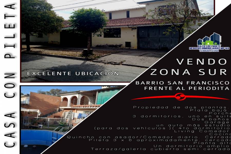 SALTA CAPITAL, Salta, Argentina, 5 Habitaciones Habitaciones, ,2 BathroomsBathrooms,Casas,Venta,42793