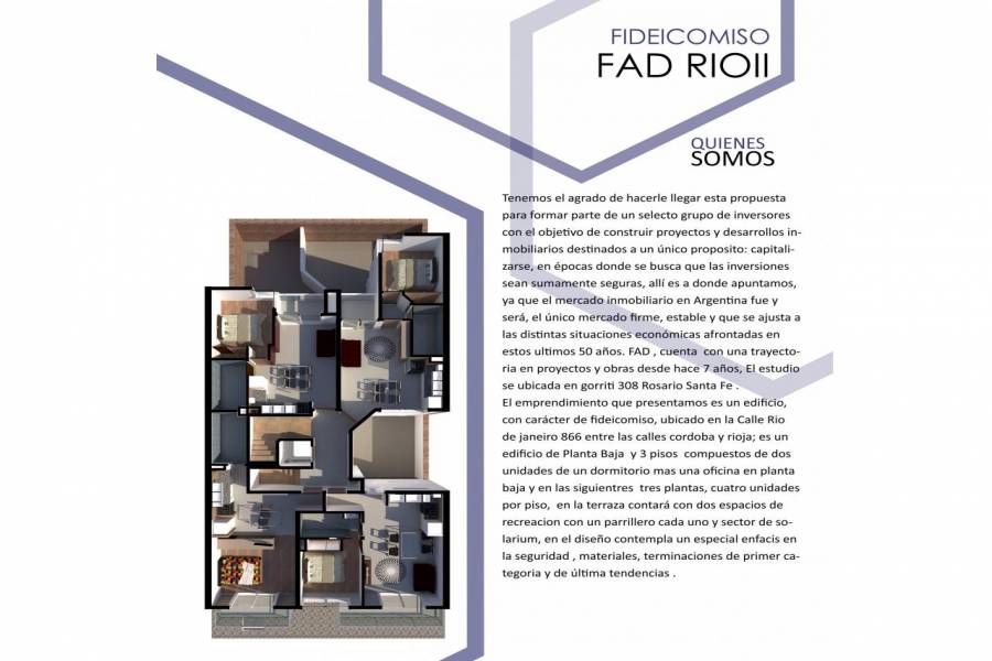 Rosario,Santa Fe,1 Dormitorio Habitaciones,1 BañoBaños,Departamentos,FAD RIO II,Rio de Janeiro,1418