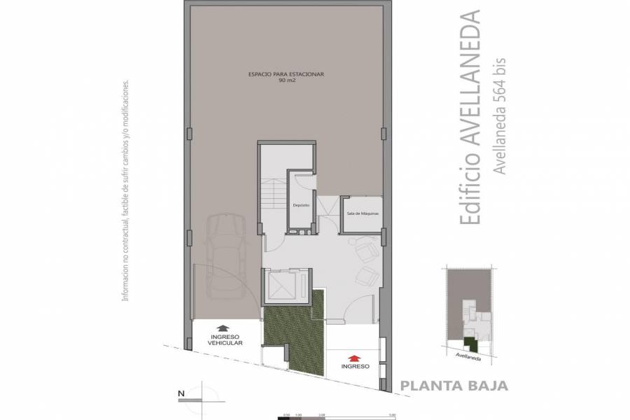 Rosario,Santa Fe,1 Dormitorio Habitaciones,1 BañoBaños,Departamentos,Avellaneda 564 bis,Bv Avellaneda,7,1419