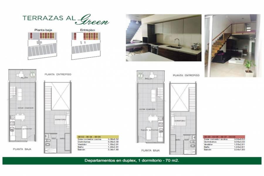 Rosario,Santa Fe,3 Habitaciones Habitaciones,2 BañosBaños,Departamentos,Torre Green Norte,Av. Eva Peron,3,1429