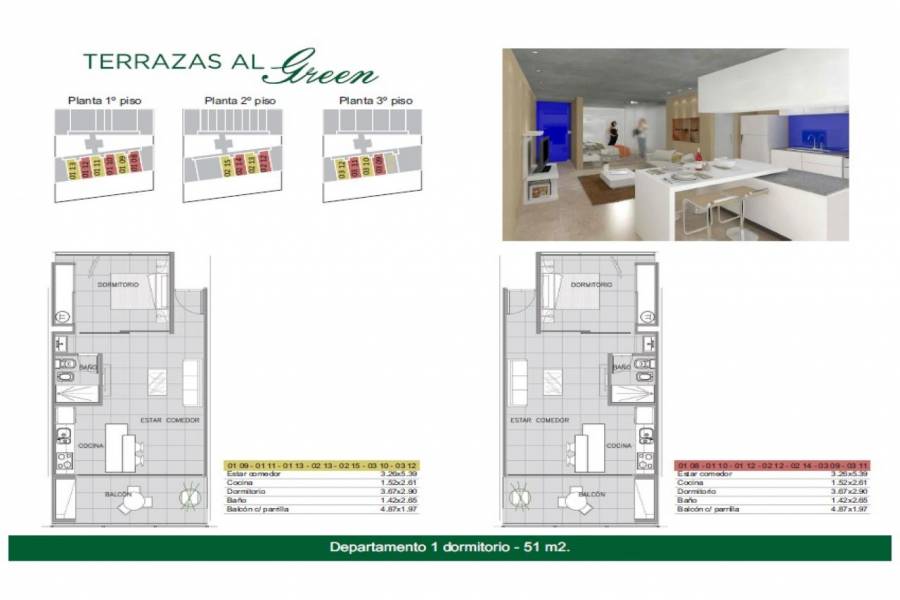 Rosario,Santa Fe,3 Habitaciones Habitaciones,2 BañosBaños,Departamentos,Torre Green Norte,Av. Eva Peron,3,1429