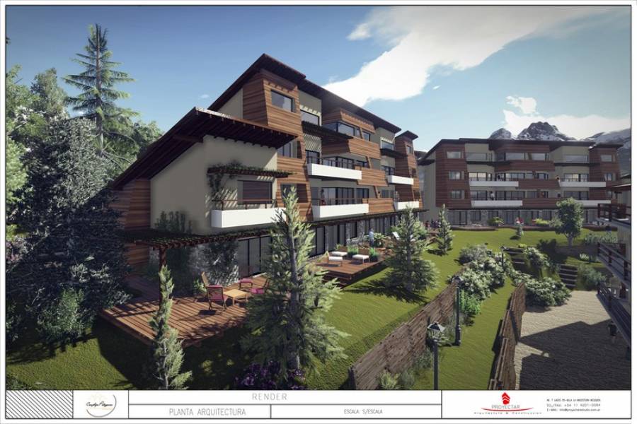 Villa La Angostura,Neuquén,Argentina,2 Bedrooms Bedrooms,1 BañoBathrooms,Apartamentos,Complejo Patagonia,Av 7 Lagos,1,5279