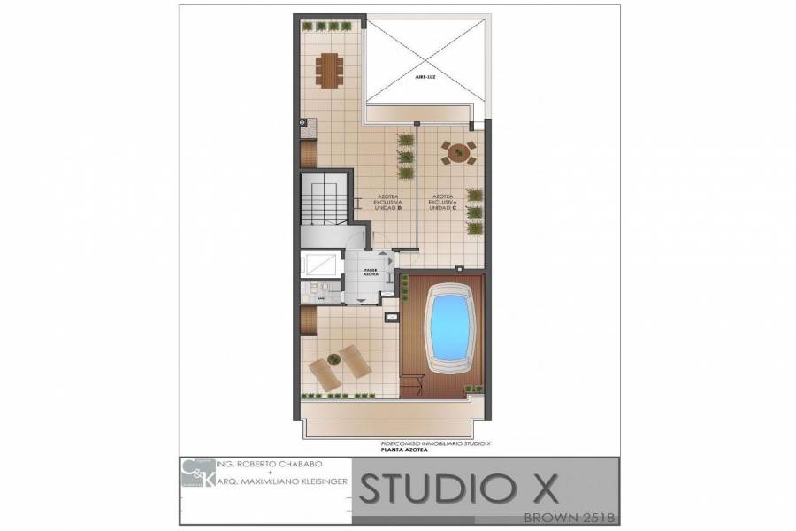 Rosario,Santa Fe,1 BañoBaños,Departamentos,Brown ,4,1461