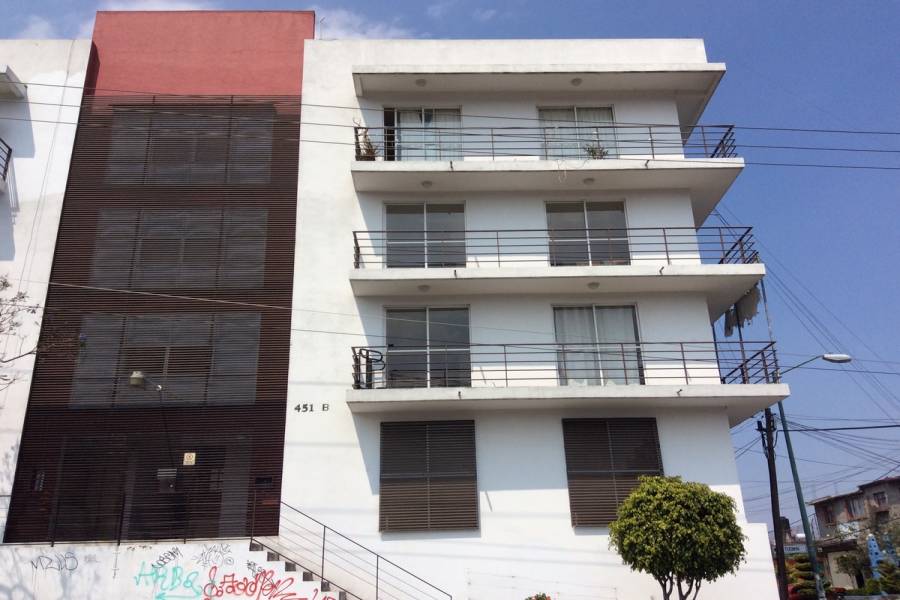 Tlalpan,Distrito Federal,Mexico,2 Bedrooms Bedrooms,1 BañoBathrooms,Apartamentos,Tizimin,5664