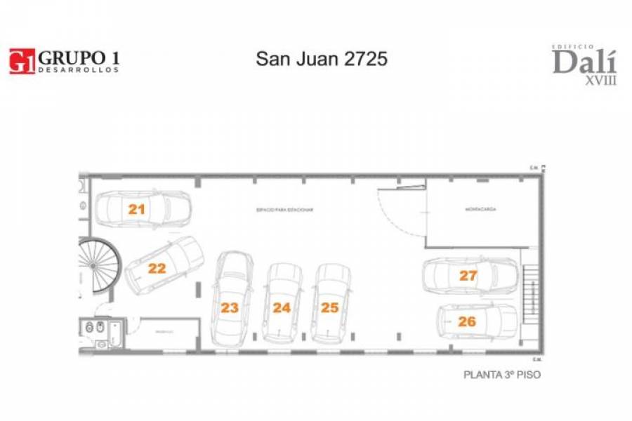 Rosario,Santa Fe,Cocheras,San Juan,3,1489