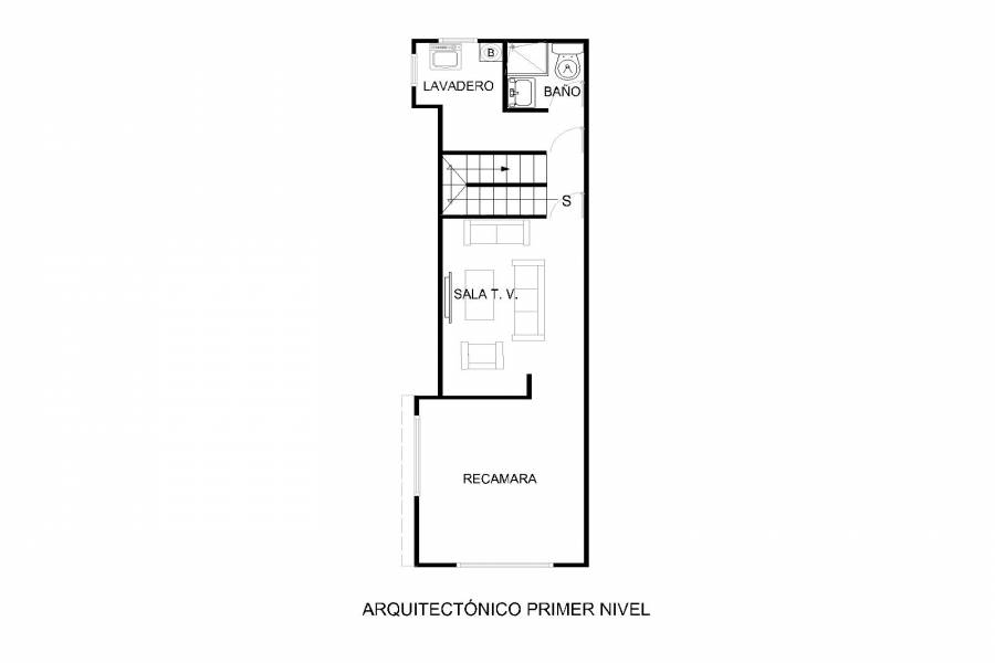 Plano arquitectónico Segundo piso 