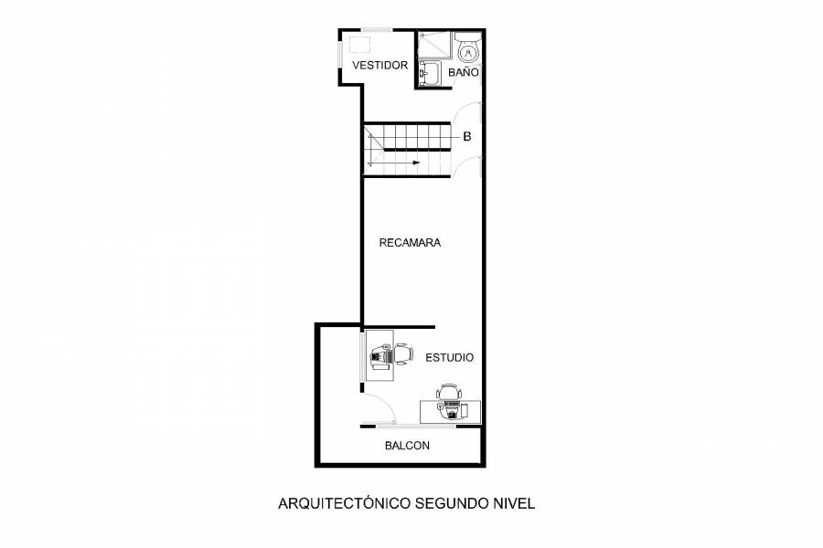 Plano arquitectónico tercer piso