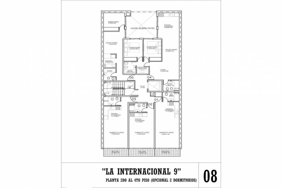 Rosario,Santa Fe,1 Dormitorio Habitaciones,1 BañoBaños,Departamentos,La Internacional 9,Jujuy,3,1563