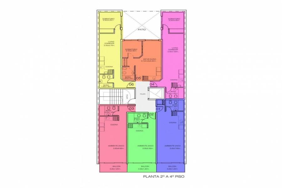 Rosario,Santa Fe,1 Dormitorio Habitaciones,1 BañoBaños,Departamentos,La Internacional 9,Jujuy,3,1563