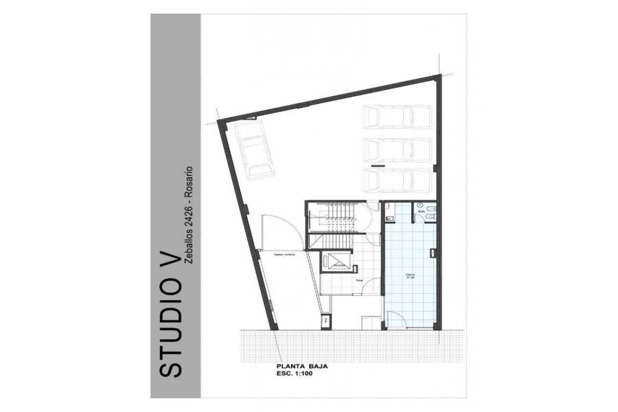 Rosario,Santa Fe,1 Dormitorio Habitaciones,1 BañoBaños,Departamentos,Studio V,Zeballos,6,1584