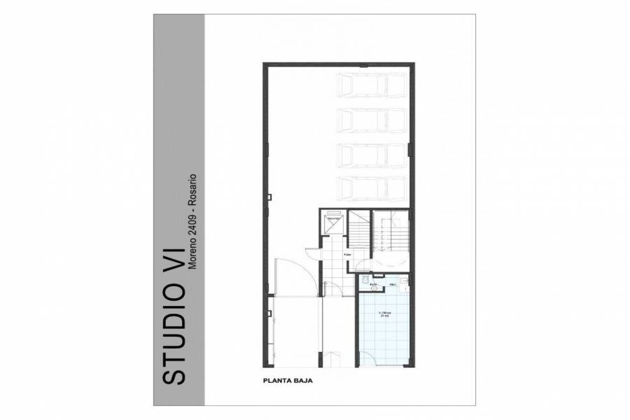 Rosario,Santa Fe,1 Dormitorio Habitaciones,1 BañoBaños,Departamentos,Studio VI,Moreno,1,1587