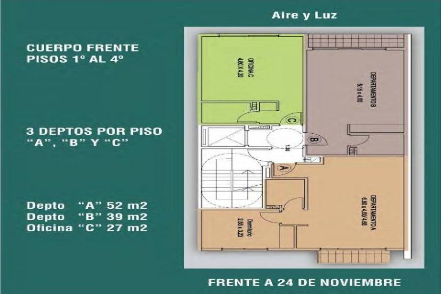 Balvanera,Capital Federal,Argentina,2 Bedrooms Bedrooms,1 BañoBathrooms,Apartamentos,24 DE NOVIEMBRE ,6744