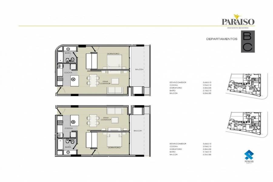 Granadero Baigorria,Santa Fe,3 Habitaciones Habitaciones,2 BañosBaños,Departamentos,Edificio Paraiso,Av. San Martin,1622