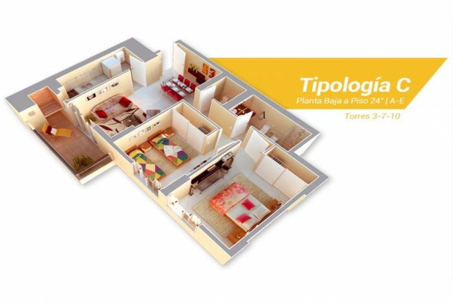 Cordoba,Córdoba,1 Dormitorio Habitaciones,1 BañoBaños,Departamentos,Ciudad Gama,Av. Colon,1630