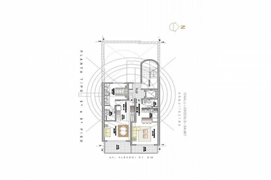 Rosario,Santa Fe,1 Dormitorio Habitaciones,1 BañoBaños,Departamentos,Vacri,Av. Alberdi,4,1632