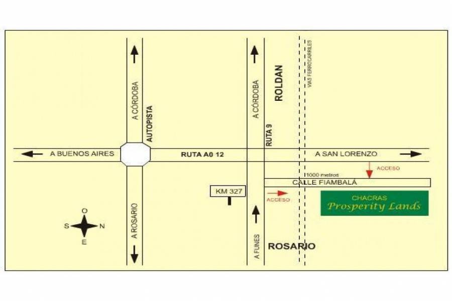 Roldan,Santa Fe,2 Habitaciones Habitaciones,2 BañosBaños,Casas,Country Prosperity Lands,Fiambala,1639