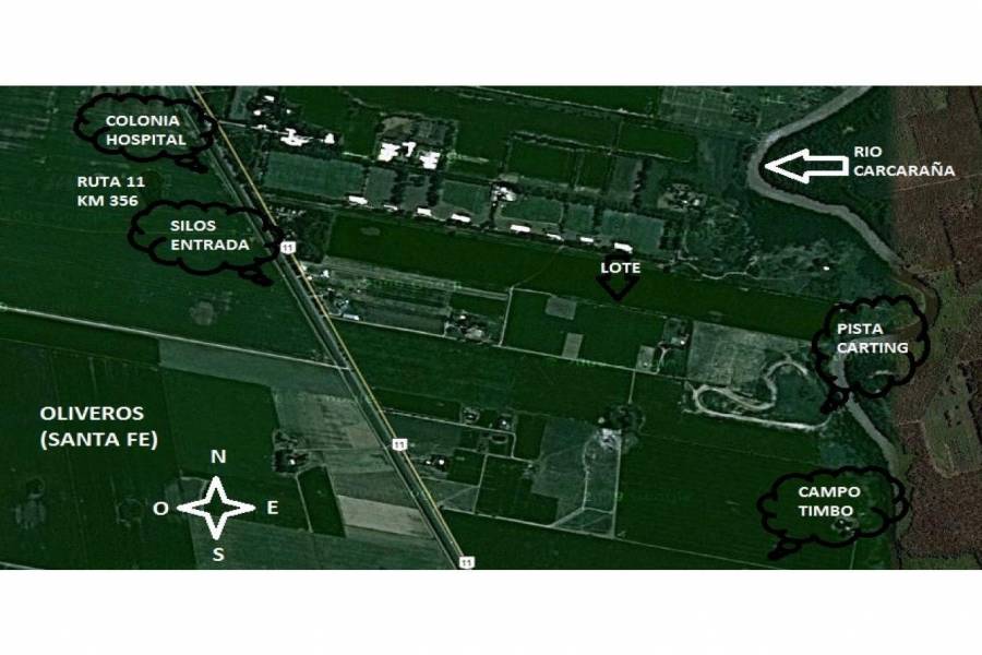 Oliveros,Santa Fe,Lotes,Ruta 11,1649
