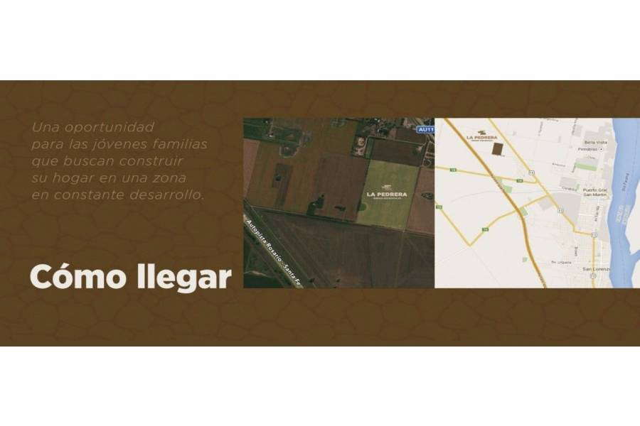 Puerto Gral San Martin,Santa Fe,Argentina,Lotes-Terrenos,Barrio La Pedrera,Av. America y Heroes de Malvinas,1650